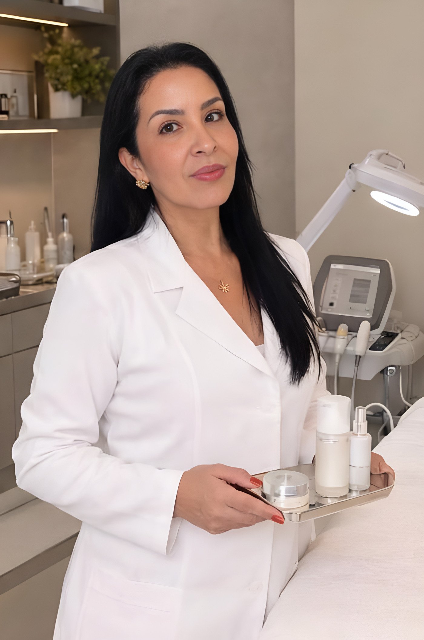 Dra. Vilma Pereira no consultório